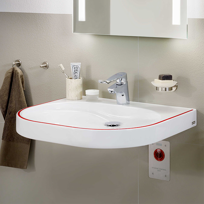 Franke ANMW500-RED VariusCare wheelchair accessible washbasin  Profile Large Image