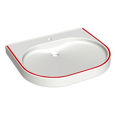 Franke ANMW502-RED VariusCare wheelchair accessible washbasin  Profile Large Image
