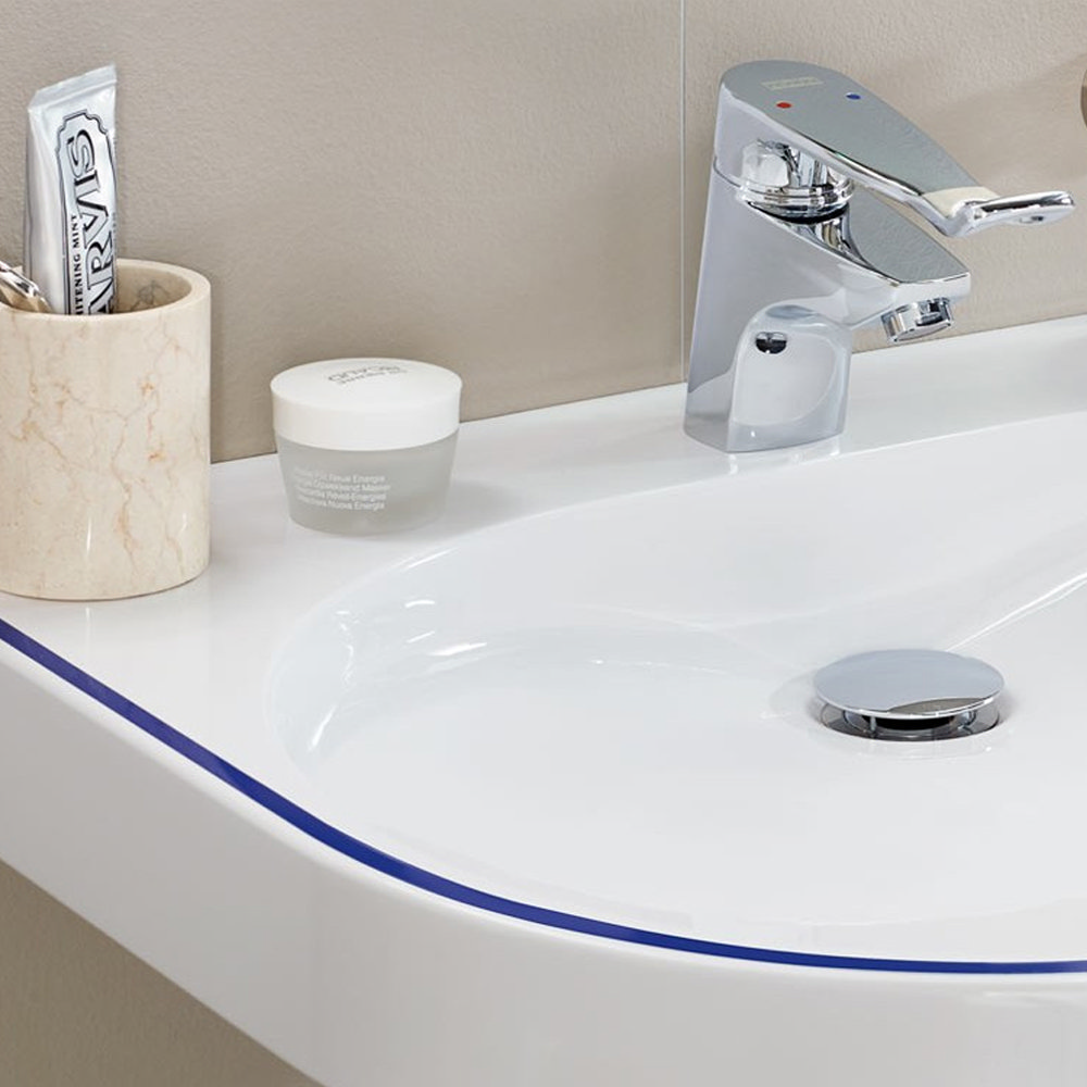 Franke ANMW504-BLUE VariusCare wheelchair accessible washbasin  Profile Large Image