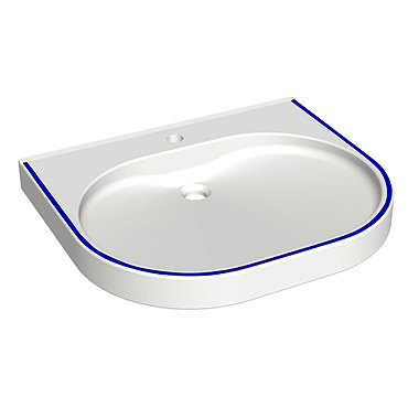 Franke ANMW504-BLUE VariusCare wheelchair accessible washbasin  Profile Large Image
