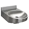 Franke ANMX020 Stainless Steel Round Disabled Washbasin with Upstand Large Image