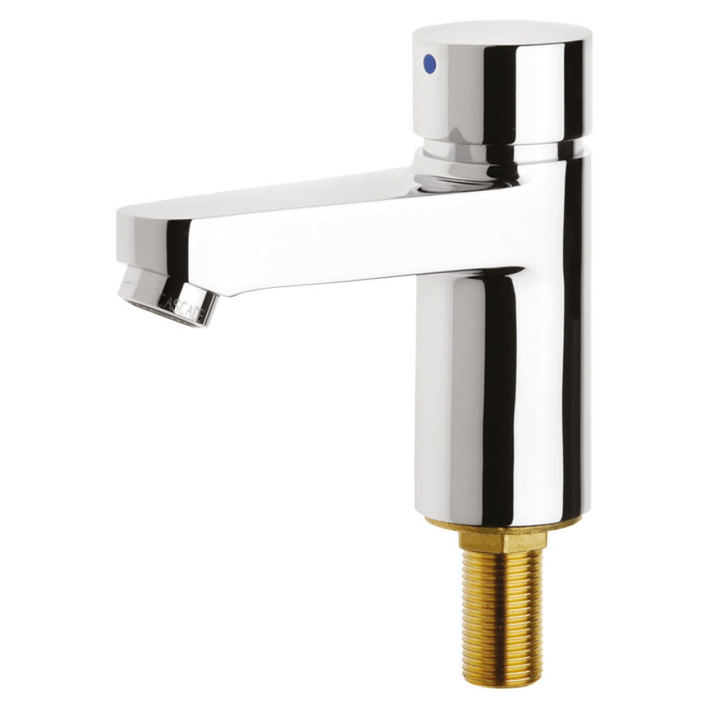 Franke AQUA203 Self Closing Pillar Tap (High Pressure)