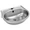 Franke BS205-M Stainless Steel Washbasin with Overflow, Single Tap Hole and Plug & Chain Large Image