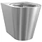 Franke Campus HDTX597 Stainless Steel Floor Standing WC Pan without Toilet Seat Large Image