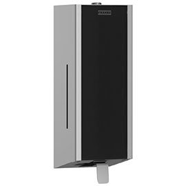 Franke Exos EXOS618B Wall Mounted Soap Dispenser with Black Front Panel Medium Image