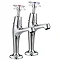 Franke F1081 Sink Pillar Taps with Crosshead Handles Large Image