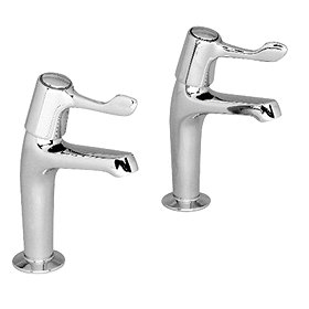 Franke F1330 Optima Adriatic High Neck Basin Taps Large Image