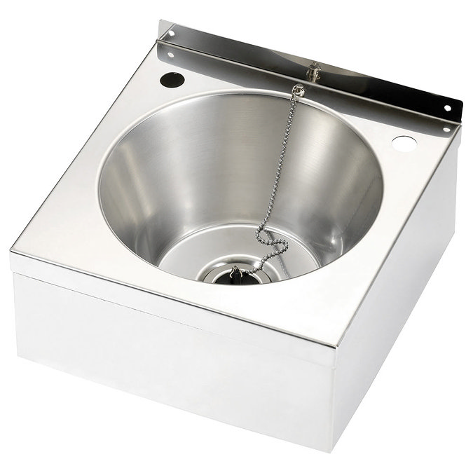 Franke Model A D20161N Stainless Steel Washbasin with Apron Support & Waste Kit Large Image