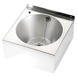 Franke Model B D20162N Stainless Steel Washbasin with Apron Support, Waste & Overflow Kit Medium Ima
