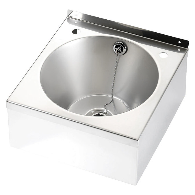 Franke Model B D20162N Stainless Steel Washbasin with Apron Support, Waste & Overflow Kit Large Imag