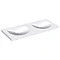 Franke Ronda ANMW220 1400mm Double Washbasin without Tapholes Large Image