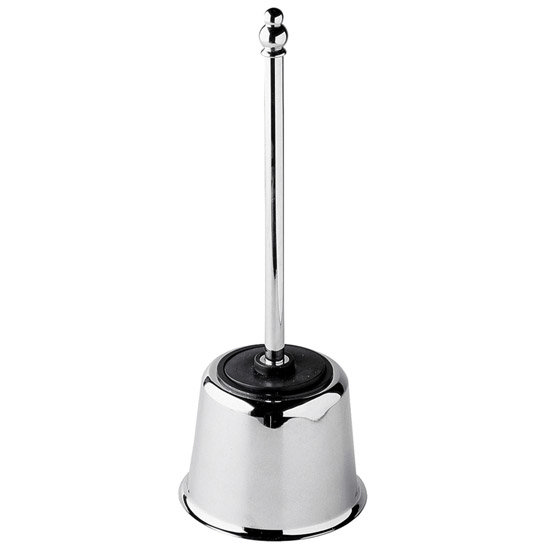 Ultra Freestanding Toilet Brush & Holder - Chrome - LG312 Large Image