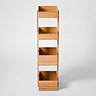 Freestanding Wooden Storage Caddy Bamboo  Feature Large Image