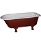 Original French Single Ended Cast Iron Bath Large Image