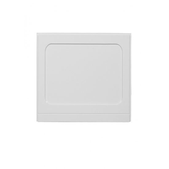 Fresssh - Ikon 750mm End Bath Panel - 3mm Thick - White - 352842WT Large Image