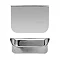 Fusion 500x182mm Gloss Grey Fitted Wall Unit Profile Large Image