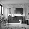 Fusion 500x182mm Gloss Grey Fitted Wall Unit Feature Large Image