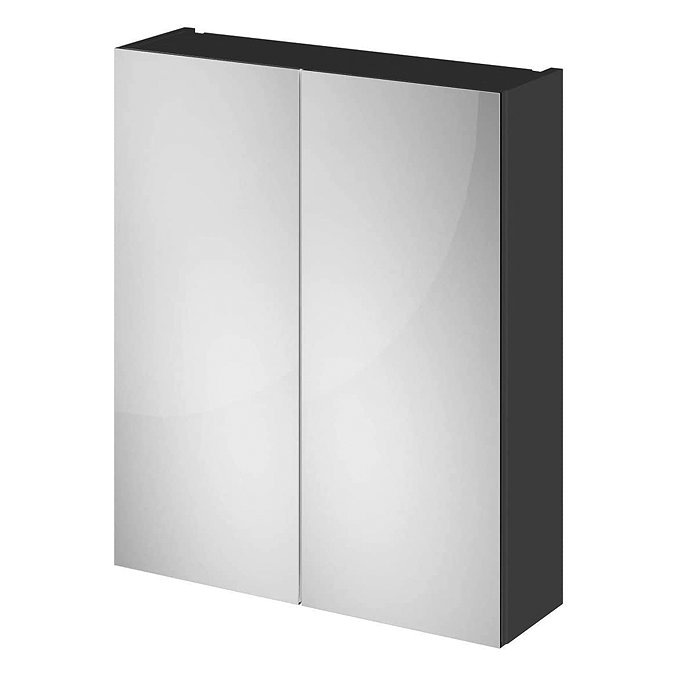 Fusion 600 Gloss Grey 50/50 Mirror Unit Large Image