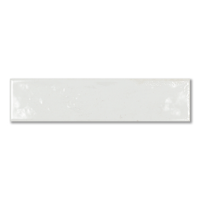 Gabriela Rustic White Glazed Wall Tiles - 75 x 300mm