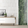 Gabriela Rustic White Glazed Wall Tiles - 75 x 300mm