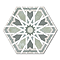 Galicia Sage Hexagon Patterned Wall and Floor Tiles - 200 x 240mm