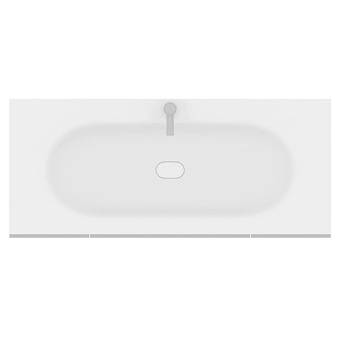 Galloway Wall Hung Vanity Unit (Driftwood - 1200mm Wide) Profile Large Image