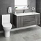 Galloway Wall Hung Vanity Unit (Driftwood - 1200mm Wide) Standard Large Image
