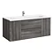 Galloway Wall Hung Vanity Unit (Driftwood - 1200mm Wide) Large Image