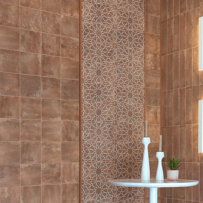 Garachico Matt Clay Terracotta Effect Wall & Floor Tiles – 150 x 150mm