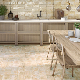 Garachico Matt Ocre Terracotta Effect Wall & Floor Tiles - 150 x 150mm