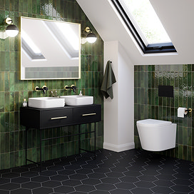 Gatsby Complete Wall Hung Toilet & 1000mm Vanity Suite