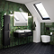Gatsby Matt Black & Brushed Brass 2 Hole Basin Mixer Tap