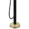 Gatsby Matt Black & Brushed Brass Freestanding Bath Shower Mixer Tap