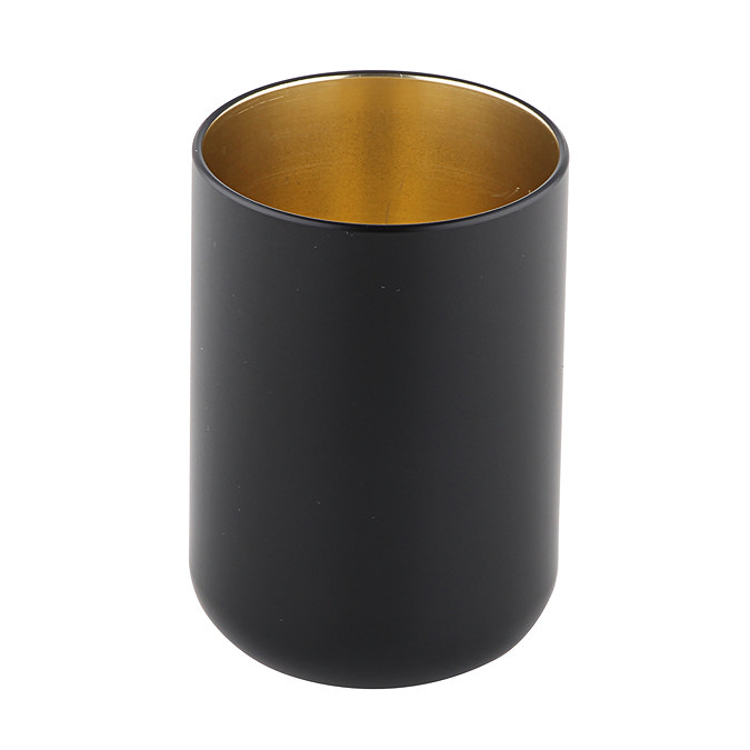 Gatsby Matt Black & Brushed Brass Tumbler