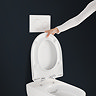 Geberit Aniara Rimless Wall Hung Pan & Soft Close Quick Release Seat