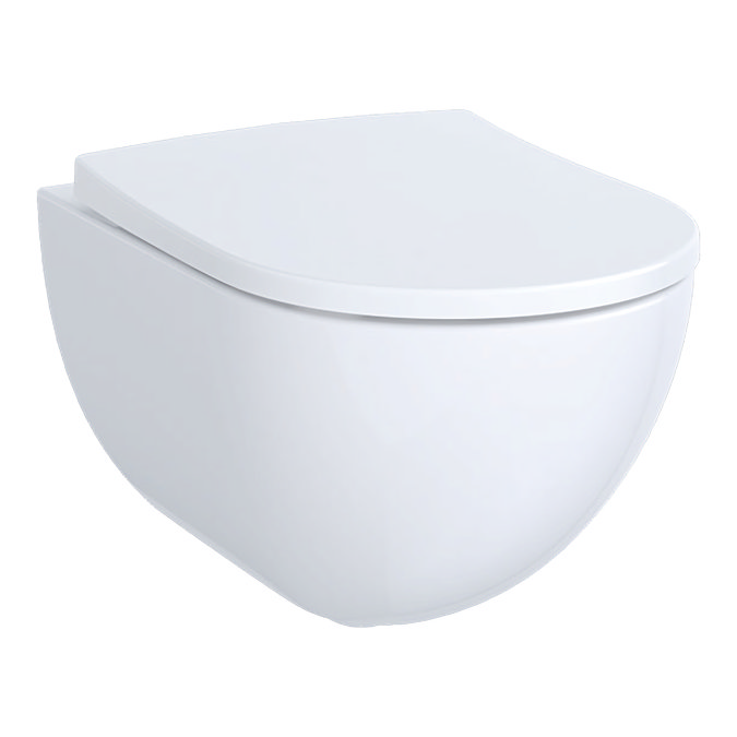 Geberit Aniara Rimless Wall Hung Pan & Soft Close Quick Release Seat