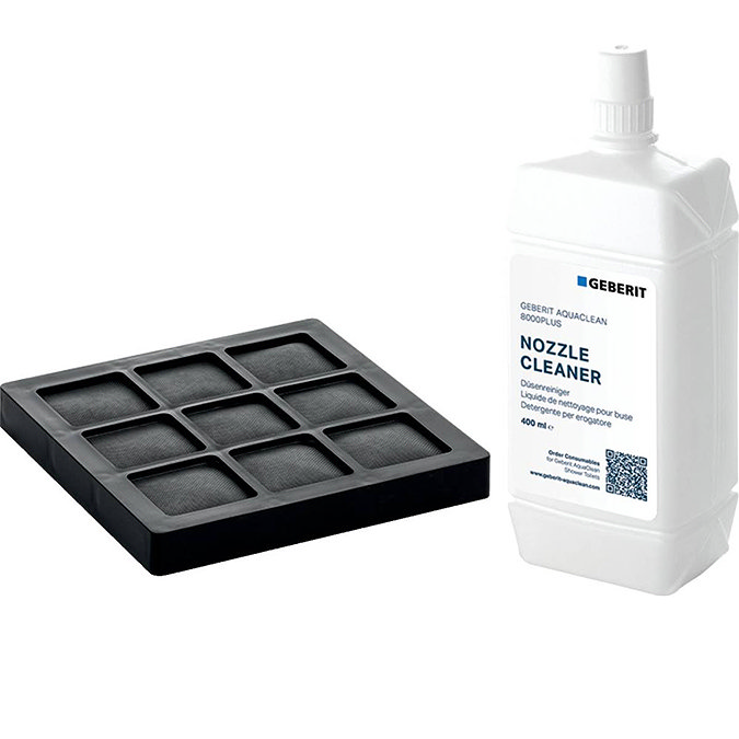 Geberit AquaClean Active Carbon Filter and Nozzle Cleaner Set - 240.625.00.1 Large Image