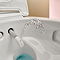 Geberit AquaClean Gloss Chrome Mera Comfort Rimless Wall Hung Shower WC