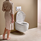 Geberit AquaClean Gloss Chrome Mera Comfort Rimless Wall Hung Shower WC