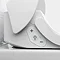 Geberit AquaClean Tuma Shower Soft Close Toilet Seat - Alpine White  Profile Large Image