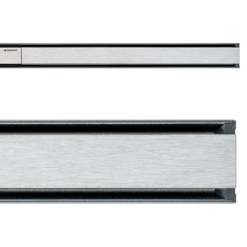 Geberit - CleanLine60 Shower Channel (130cm - Dark Metal / Brushed Metal) Large Image