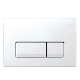Geberit Delta50 Dual Flush Plate - Alpine White