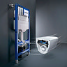 Geberit Duofix 1120mm WC Frame Blue With Sigma 120mm Concealed Cistern