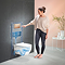 Geberit Duofix 1120mm WC Frame Blue With Sigma 120mm Concealed Cistern