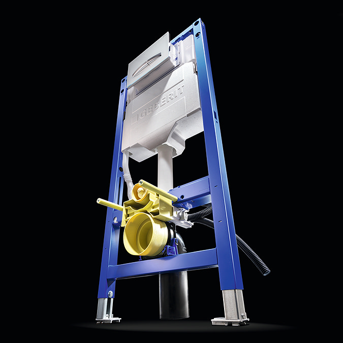 Geberit Duofix 1120mm WC Frame Blue With Sigma 120mm Concealed Cistern