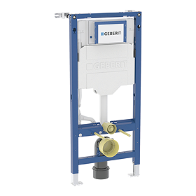 Geberit Duofix 1120mm WC Frame Blue With Sigma 120mm Concealed Cistern