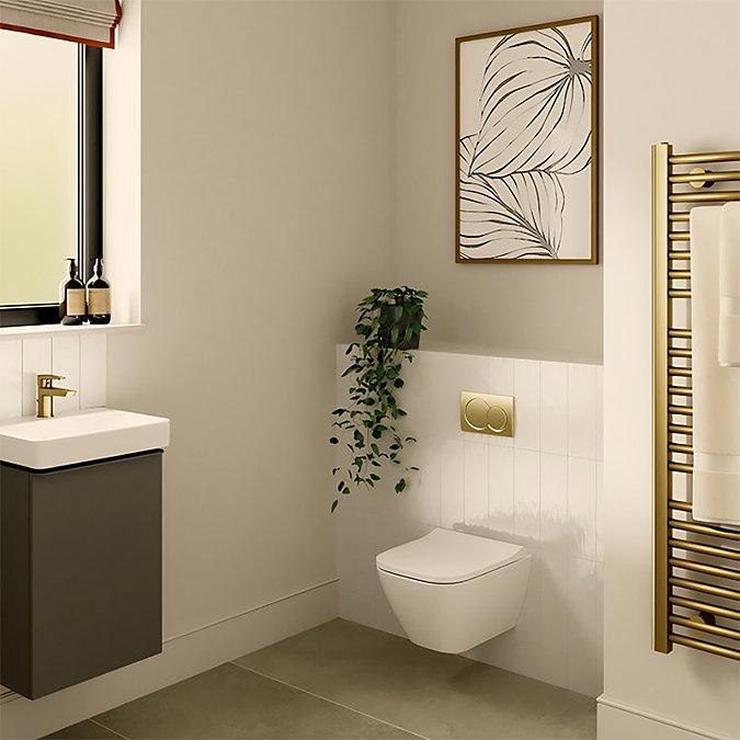 Geberit Duofix 980mm Install Frame With Alpha 120mm Concealed Cistern