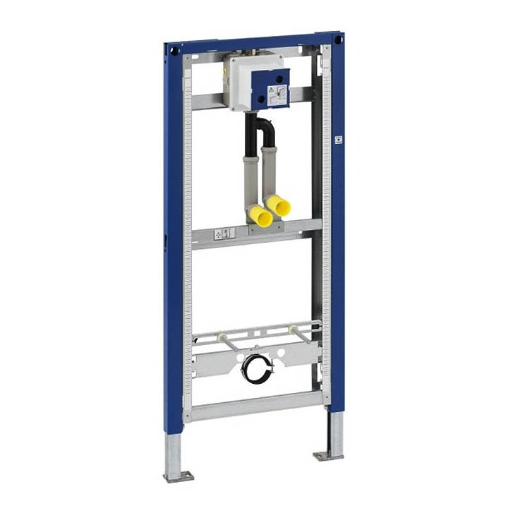 Geberit Duofix Urinal Frame with Pipe Interrupter for Mains Fed Water Supply Large Image