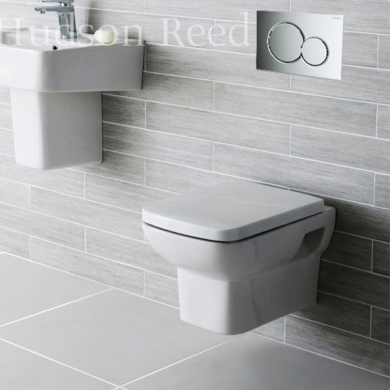 Geberit Duofix Wall Frame with Wall Hung Pan & Sigma 01 Flush Plate Feature Large Image