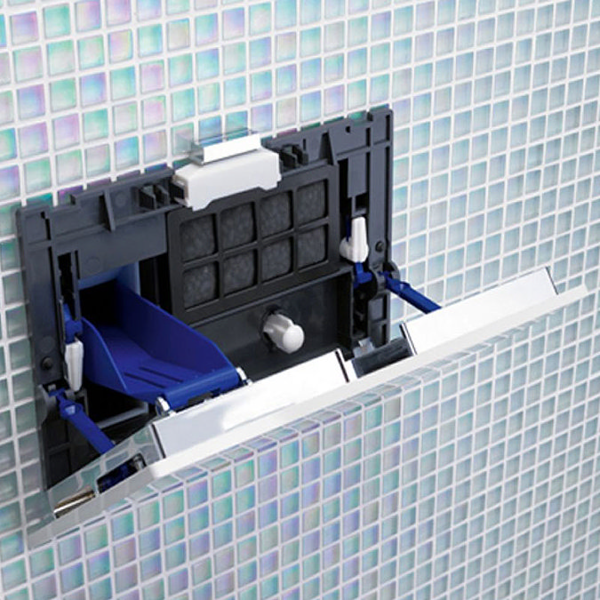 Geberit Sigma40 Black DuoFresh Odour Extraction Flush Plate - 115.600.KR.1 Feature Large Image